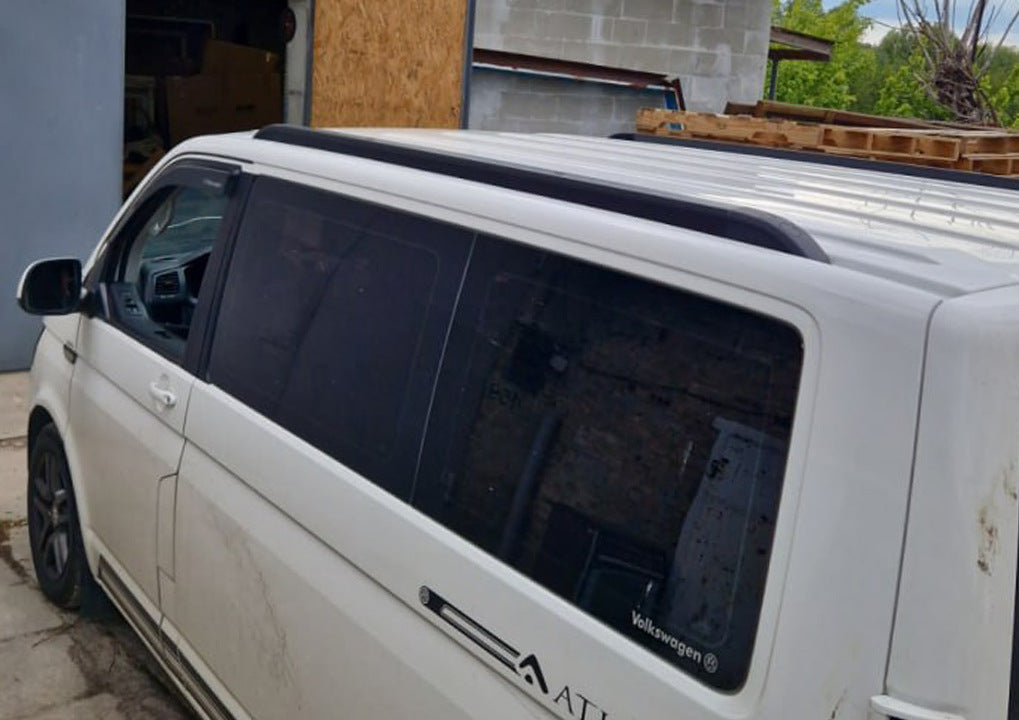 Integrated Roof Rails (black) for Volkswagen T5 Transporter 2003-2010 - image 43