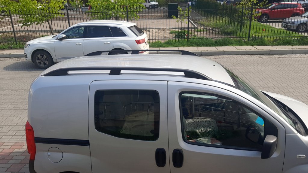 Roof Rails Skyport Black V1 for Peugeot Bipper 2008-2017 - image 6