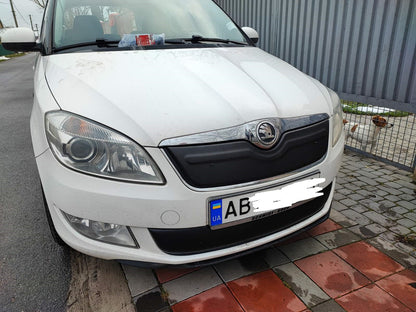 Winter cover on the grille (2011-2014, bottom) for Skoda Roomster 2006-2015 - image 6