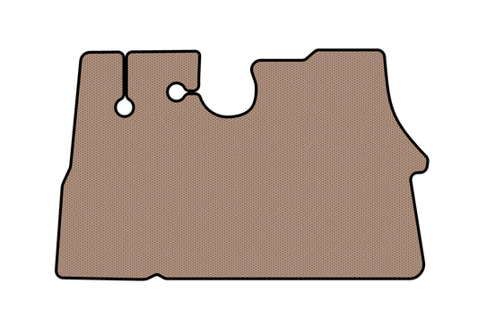 Rubber Floor Mats Carsuit (Beige) for Citroen Jumper 1995-2006 - image 1