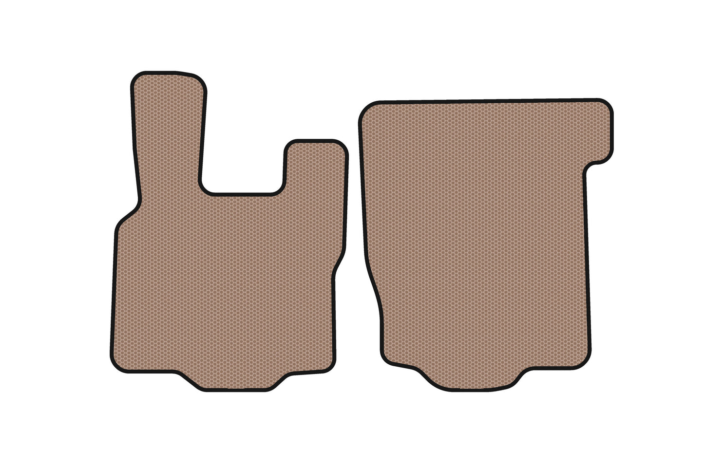 Rubber Floor Mats Carsuit (Beige) for DAF XF105 2005-2013 - image 1