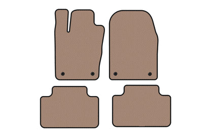 Rubber Floor Mats Carsuit (Beige) for Dodge Durango 2010- - image 1