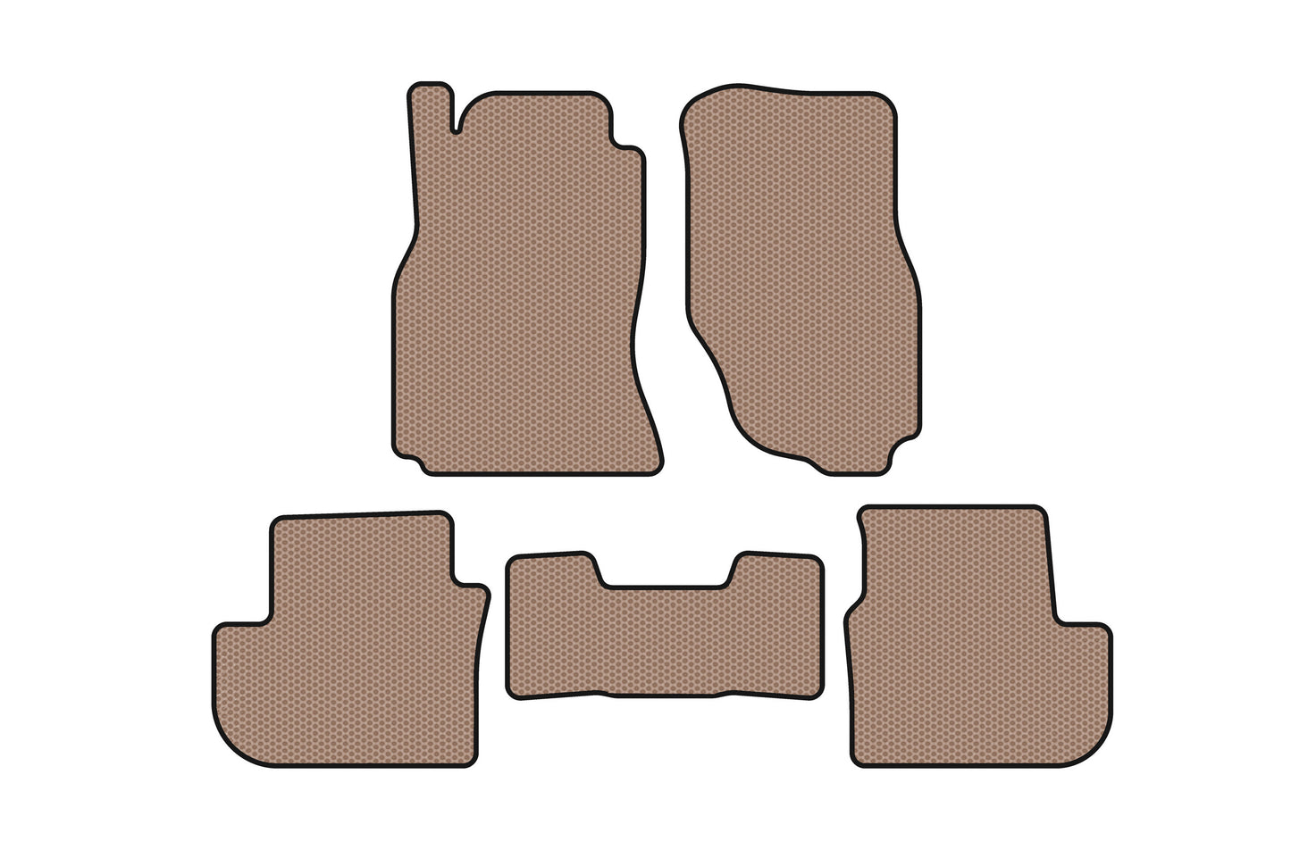 Rubber floor mats Carsuit (SD, beige) for Infiniti G35 (V35/CV35) 2003-2007 - image 1