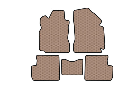 Rubber Floor Mats Carsuit (Beige) for GreatWall Haval M4 2012-2021 - image 1