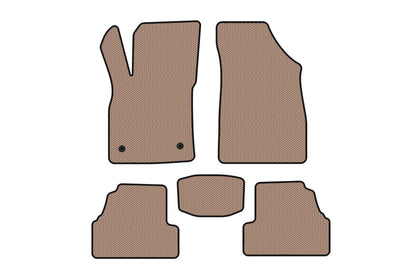Rubber floor mats Carsuit (2019-2023, beige) for Chevrolet Trax 2012-2023 - image 1