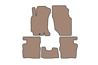 Rubber floor mats Carsuit (5-door, beige) for Honda HR-V 1998-2006 - image 1