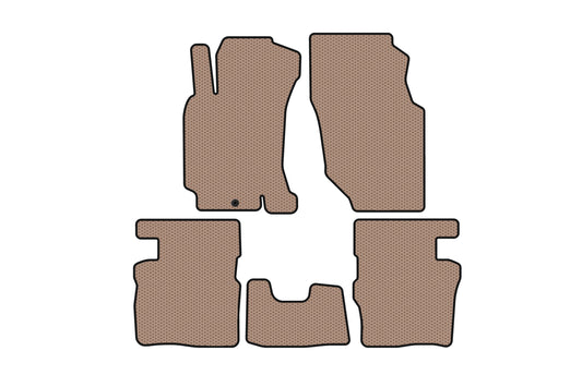 Rubber floor mats Carsuit (5-door, beige) for Honda HR-V 1998-2006 - image 1