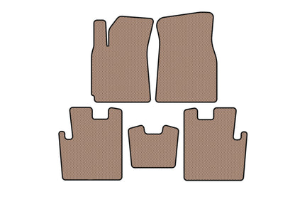 Rubber floor mats Carsuit (2009-2013, beige) for Chery Tiggo 1 2005-2016 - image 1
