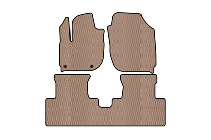 Rubber Floor Mats Carsuit (Electric, Beige) for Honda X-NV/Ciimo X-NV 2019- - image 1
