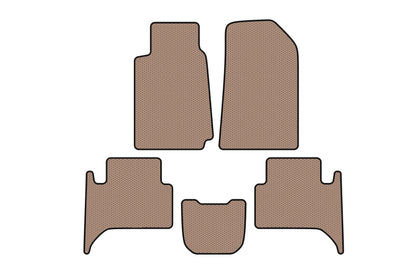 Rubber floor mats Carsuit (2 rows, beige) for Chevrolet Trailblazer 2012-2019 - image 1