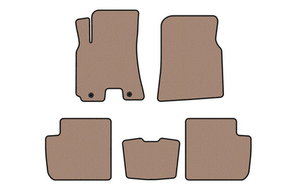 Rubber Floor Mats Carsuit (Beige) for Chery Tiggo 3 2005- - image 1