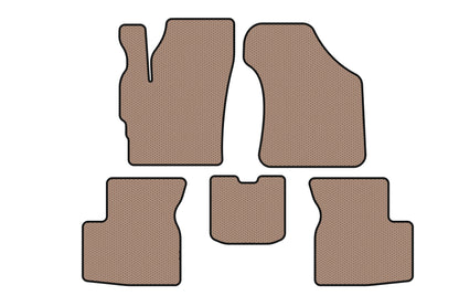 Rubber Floor Mats Carsuit (Beige) for Chery QQ 2003-2022 - image 1