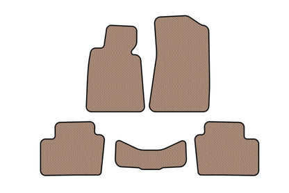 Rubber Floor Mats Carsuit (Beige) for BMW 3 Series E30 1982-1994 - image 1