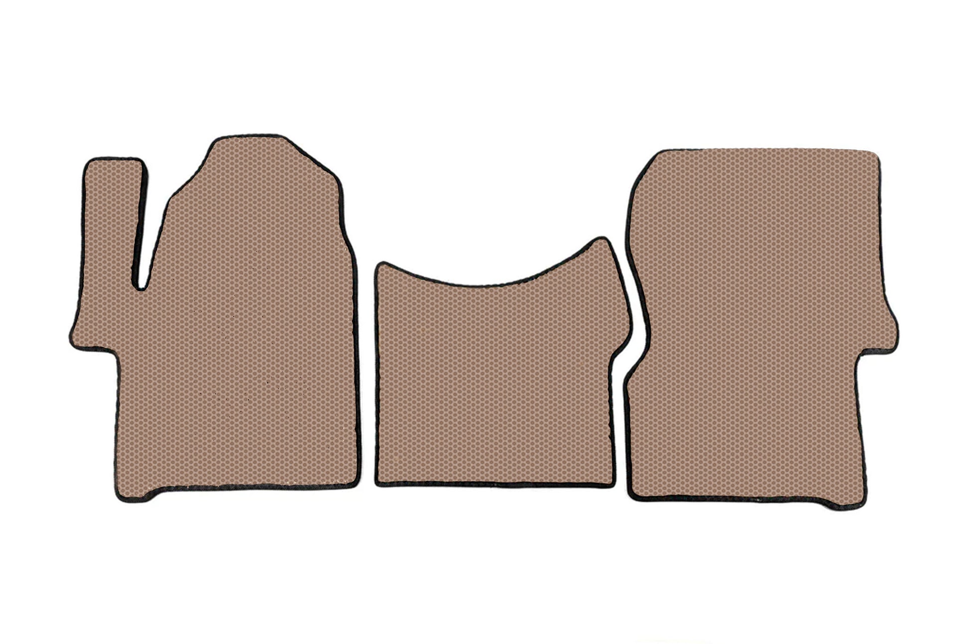 Rubber Floor Mats Carsuit V3 (Beige) for Volkswagen Crafter 2006-2016 - image 1