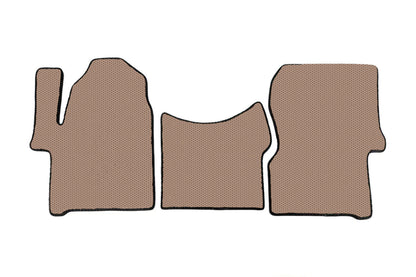 Rubber Floor Mats Carsuit V3 (Beige) for Volkswagen Crafter 2006-2016 - image 1