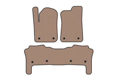 Rubber Floor Mats Carsuit (Beige) for Infiniti QX56 2010-2013 - image 1