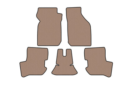 Rubber Floor Mats Carsuit (HB, Beige) for Ford Ka 1996-2008 - image 1