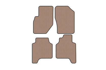 Rubber Floor Mats Carsuit (Beige) for Hyundai Terracan 2001-2007 - image 1