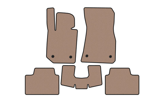 Rubber Floor Mats Carsuit (Beige) for BMW 3 Series G20/G21 2018- - image 1