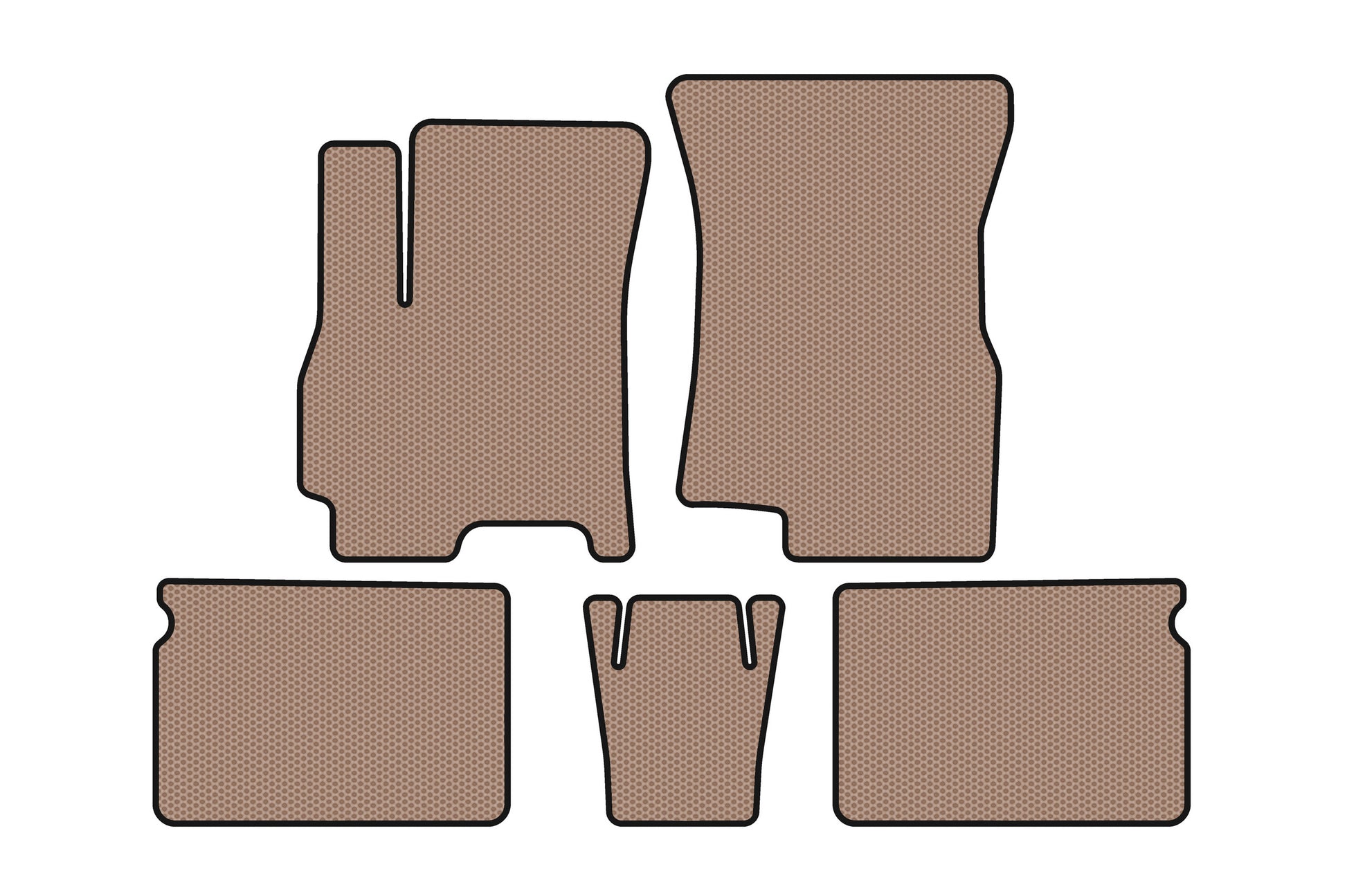 Rubber Floor Mats Carsuit (Beige) for Chery Tiggo 7 2016-2019 - image 1