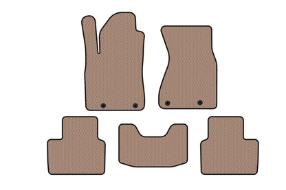 Carsuit rubber floor mats (Sedan, beige) for Audi A8 1994-2002 - image 1