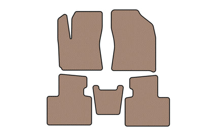 Rubber Floor Mats Carsuit (Beige) for FAW X40 2016-2021 - image 1