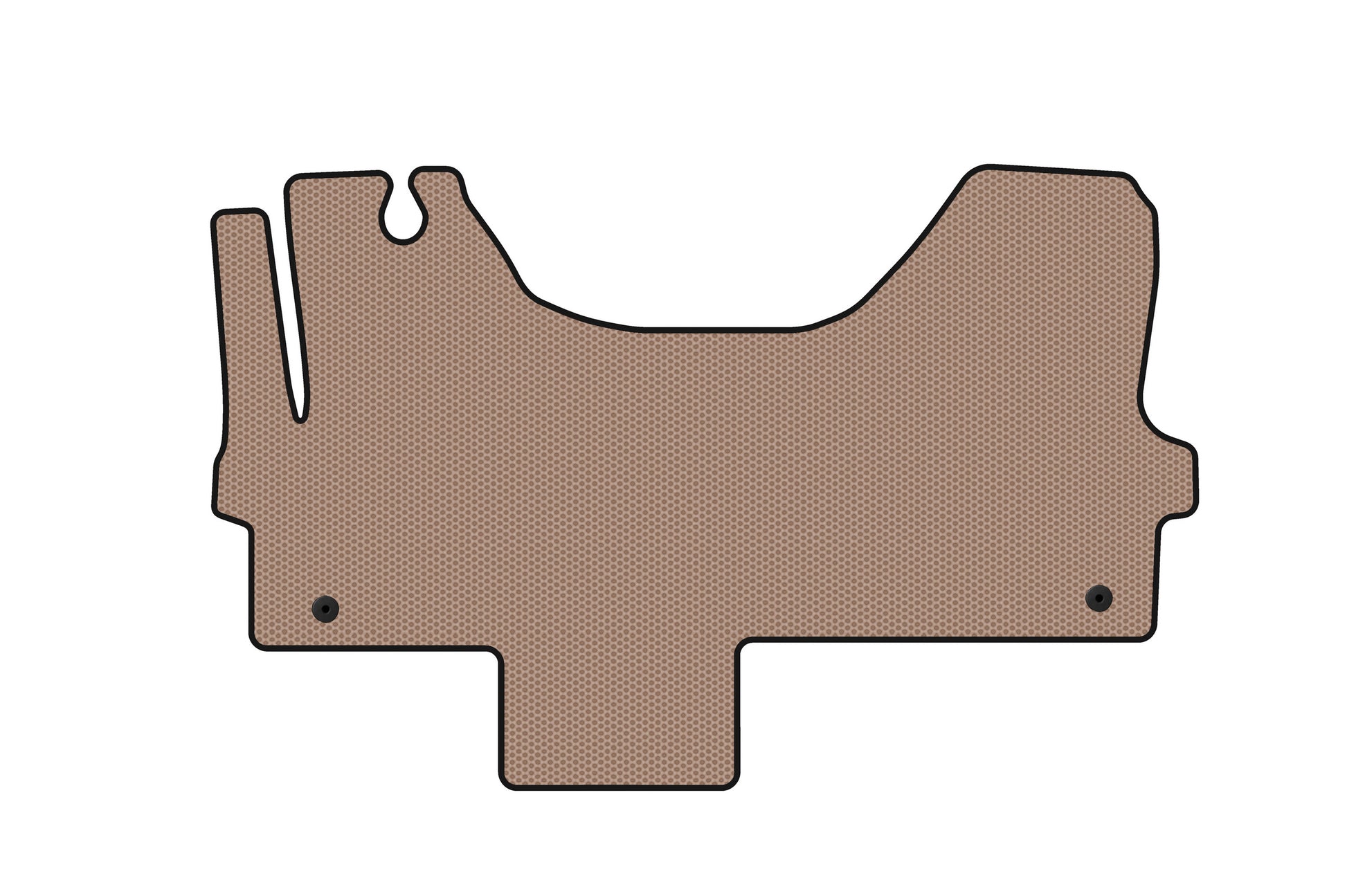 Rubber Floor Mats Carsuit (Beige) for Iveco Daily 2014- - image 1