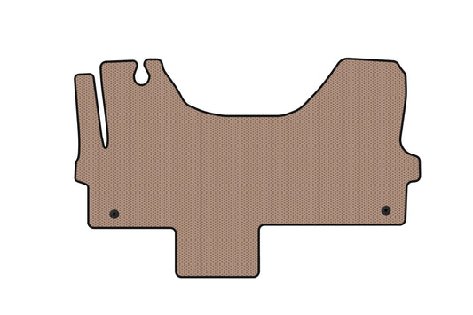 Rubber Floor Mats Carsuit (Beige) for Iveco Daily 2014- - image 1