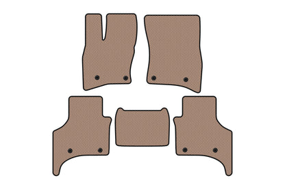 Rubber floor mats Carsuit (5-door, beige) for Land Rover Defender 2019- - image 1
