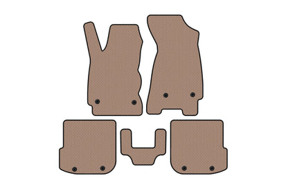 Carsuit rubber floor mats (Sedan, beige) for Audi A4 B5 1994-2001 - image 1