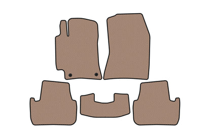 Rubber Floor Mats Carsuit (Beige) for Lexus IS 1998-2005 - image 1