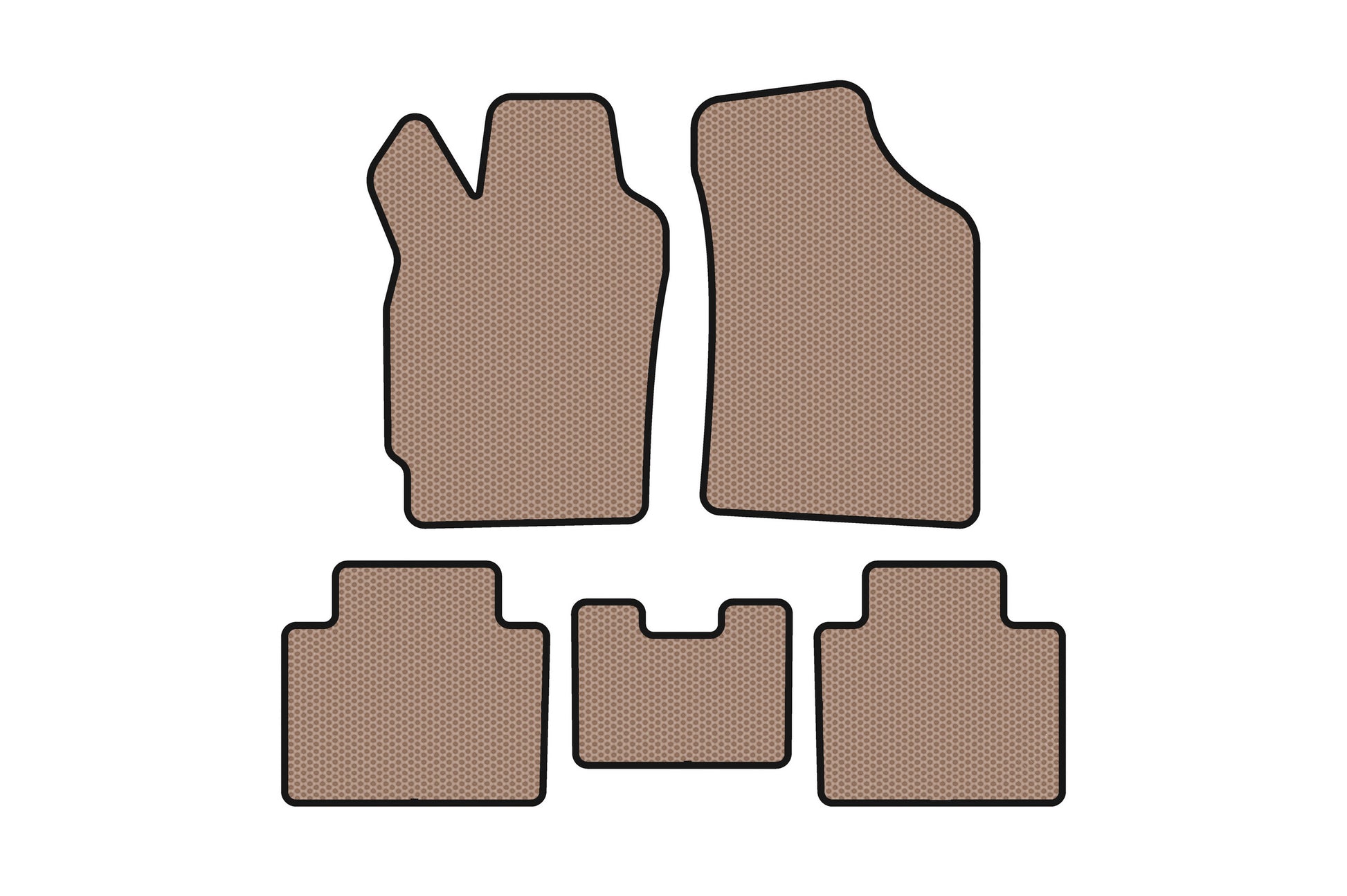 Rubber Floor Mats Carsuit (Beige) for Lifan 320 2008- - image 1
