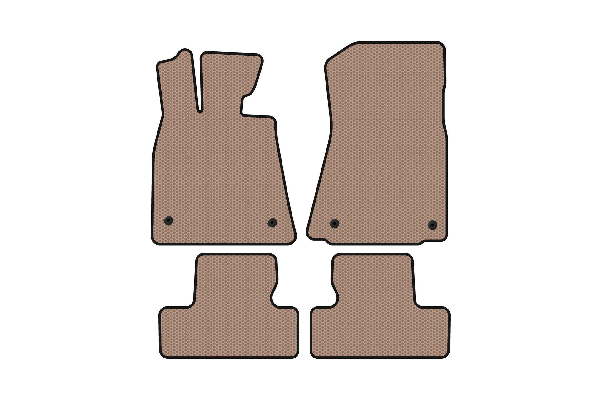 Rubber floor mats Carsuit (Coupe, beige) for Lexus RC 200t 2014- - image 1