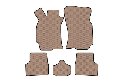 Rubber floor mats Carsuit (SD, beige) for Fiat Albea 2002-2012 - image 1