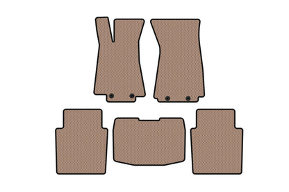 Rubber floor mats Carsuit (SD, beige) for Jaguar XJ 2003-2009 - image 1