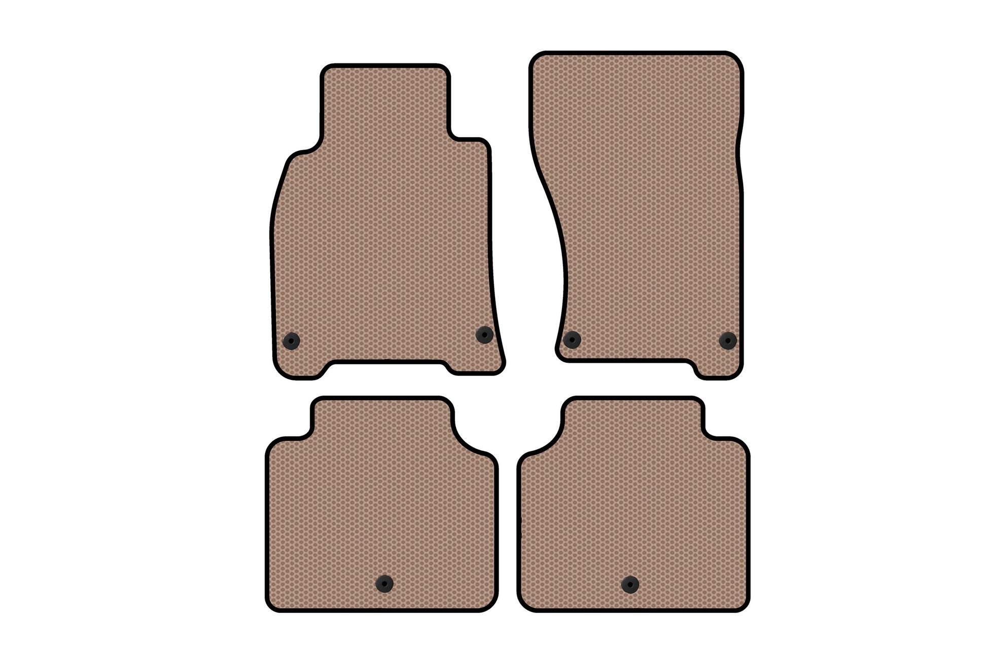 Rubber Floor Mats Carsuit (For M37, Beige) for Infinity M35/37/45 2003-2014 - image 1