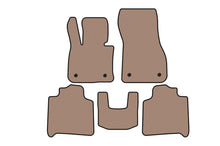 Rubber Floor Mats Carsuit (For F46, 3 Rows, Beige) for BMW 2 Series Active Tourer F45/F46 2014-2021 - image 1