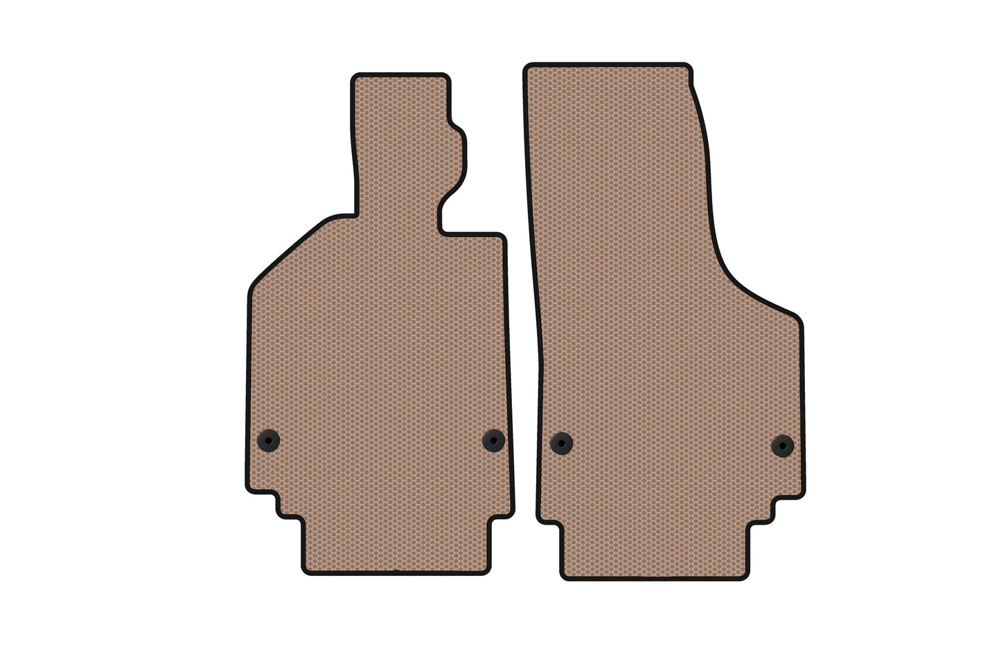 Rubber Floor Mats Carsuit (Beige) for Lamborghini Huracan 2014- - image 1