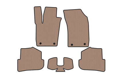 Rubber floor mats Carsuit (HB, 3-door, beige) for Audi A1 2010-2018 - image 1