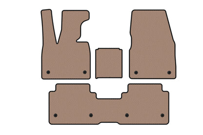 Rubber Floor Mats Carsuit (Beige) for BMW I3 2013-2022 - image 1