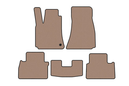 Rubber floor mats Carsuit (SD, beige) for Chrysler C300 2004-2011 - image 1