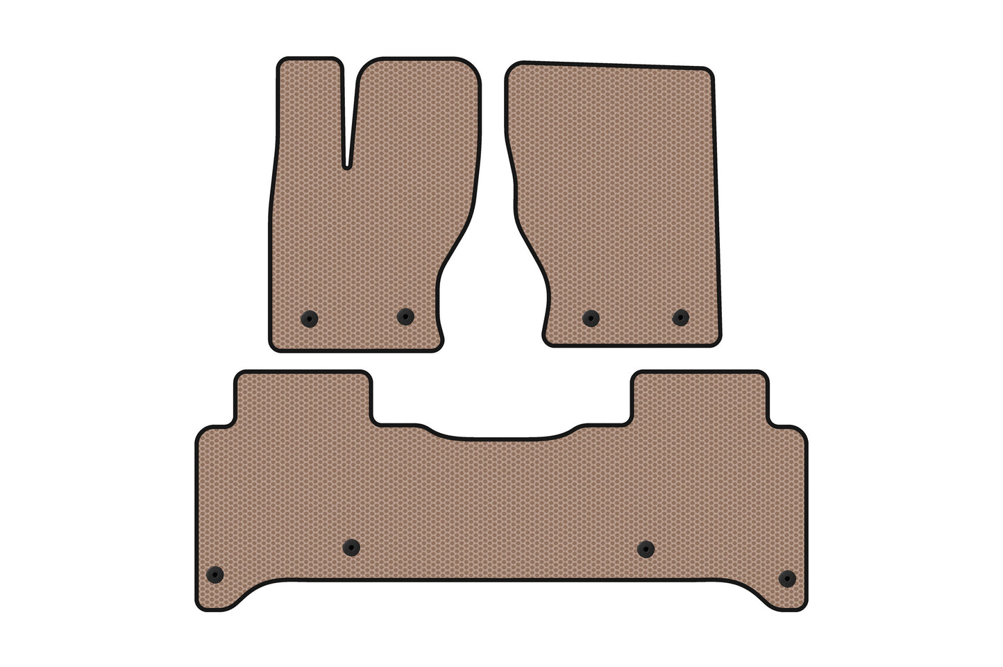 Rubber Floor Mats Carsuit (Beige) for Range Rover IV L405 2013-2021 - image 1