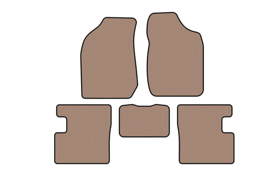 Rubber floor mats Carsuit (SD, beige) for BYD F3 2005-2013 - image 1