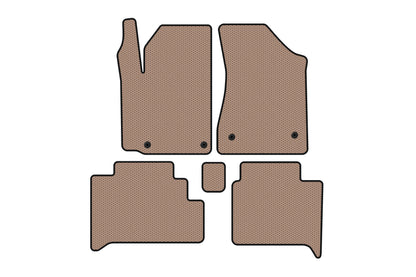 Rubber Floor Mats Carsuit (HB, Beige) for Geely GC-5 2010-2015 - image 1