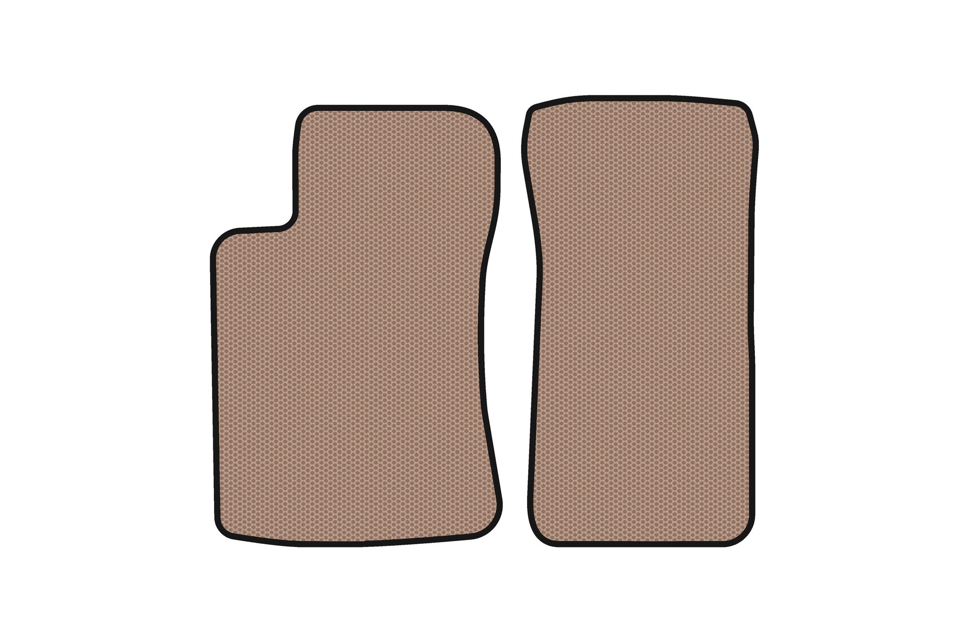 Rubber floor mats Carsuit (2007-2014, beige) for Cadillac CTS 2007-2014 - image 1