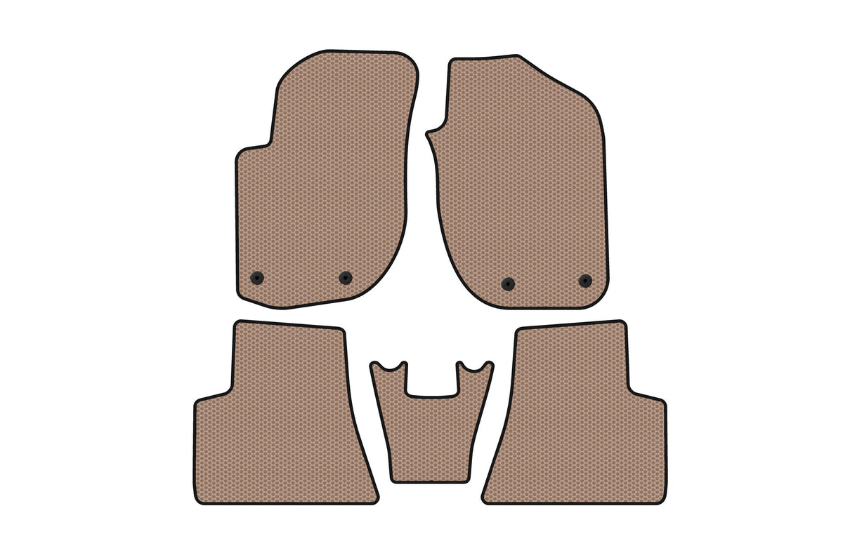 Rubber Floor Mats Carsuit (Beige) for Land Rover Freelander I 1997-2006 - image 1