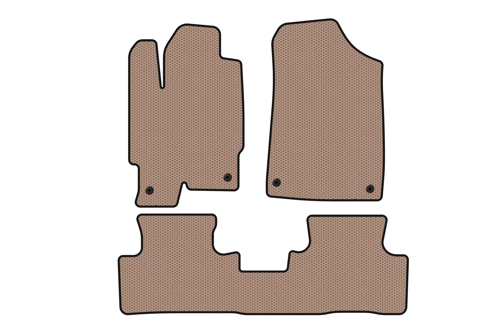Rubber Floor Mats Carsuit (Beige) for Acura RDX 2006-2012 - image 1