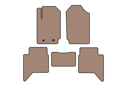 Rubber Floor Mats Carsuit (Beige) for Ford Ranger 2011-2022 - image 1