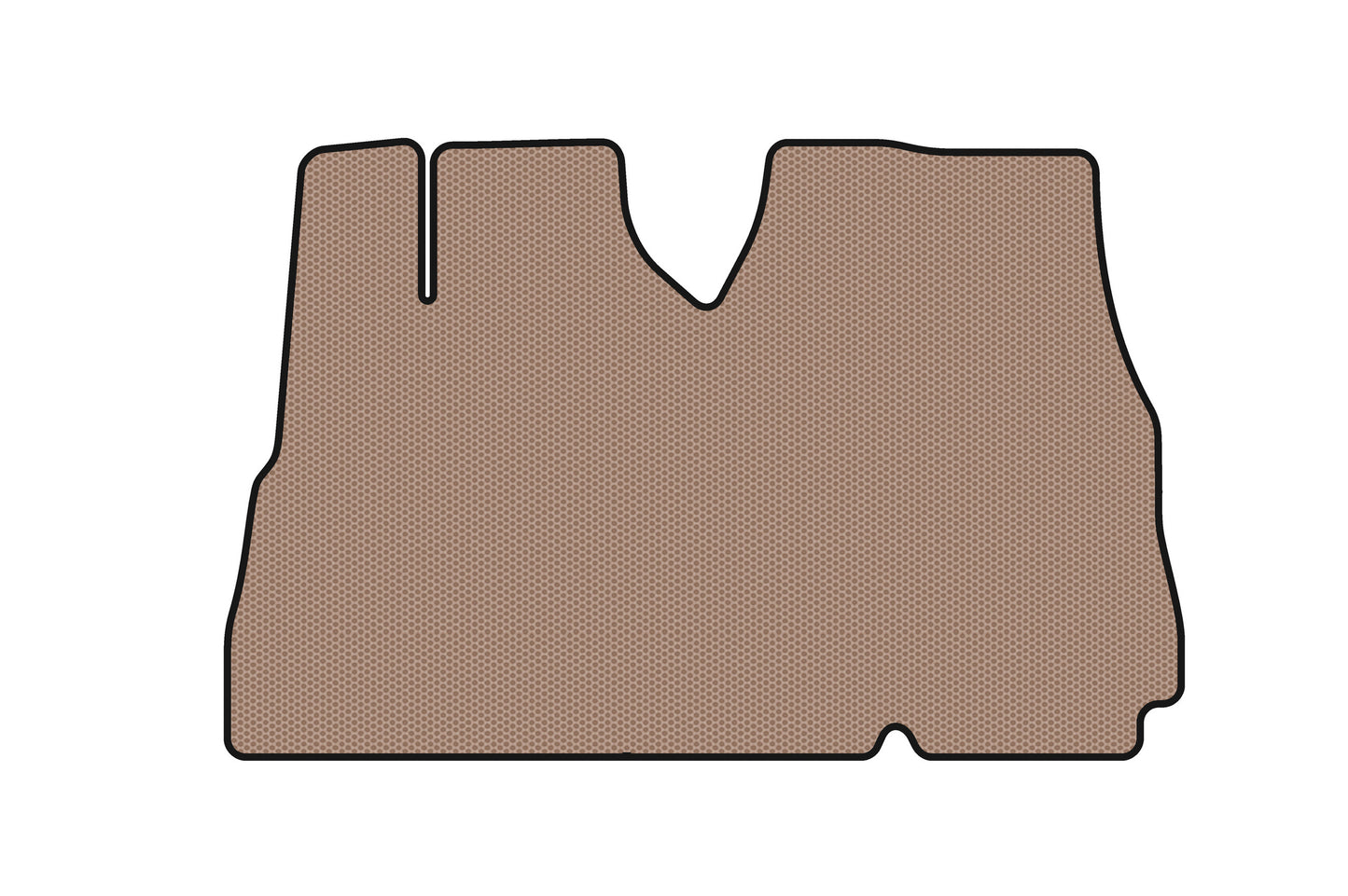 Rubber floor mats Carsuit (1995-2002, beige) for Fiat Ducato 1995-2006 - image 1