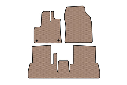 Rubber floor mats Carsuit (manual transmission, beige) for Citroen Berlingo/Multispace 2018- - image 1